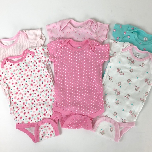 Wonder Nation Baby Girl 3-Pack Pink Striped Pants Size 12M